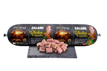 Profine Salami Worst Kip &amp; Groenten, 800 gram