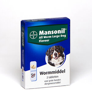 Bayer Mansonil All Worm XL 2 tablet