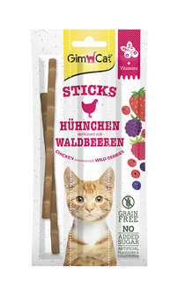 GimCat SF Sticks Kip &amp; Bosvruchten, per 3