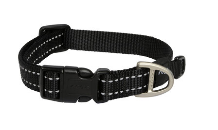 Rogz Utility Halsband M, Zwart