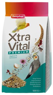 Beaphar Xtra Vital Grote Parkiet 500 gram