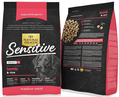 Natural Health Adult Lam en Rijst 1,75 kg