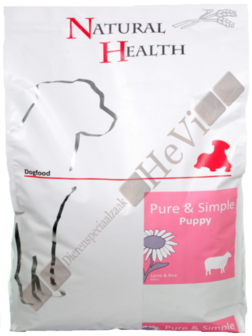 Natural Health Puppy Lam en Rijst 7,5 kg