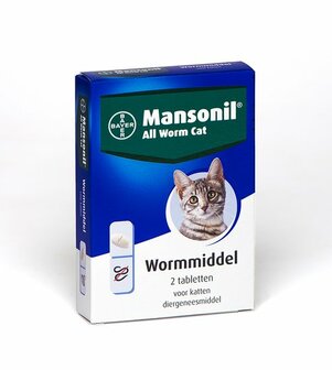 Bayer Mansonil All Worm Kat 2 tablet