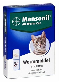 Bayer Mansonil All Worm Kat 4 tablet