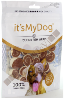 It&#039;s My Dog Duck &amp; Fish wrap 85 gram