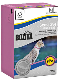 Bozita Feline Sensitive Hair &amp; Skin 190 gram
