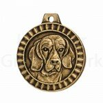 Bronzen Rashondenpenning Beagle