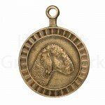 Bronzen Rashondenpenning Bedlington terri&euml;r