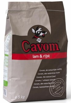 Cavom Compleet Lam &amp; Rijst 5 kg.