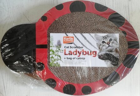 Kattenkrabplank Ladybug Met Catnip
