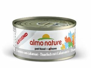 Almo Nature Tonijn Met Inktvis blikje 70 gram