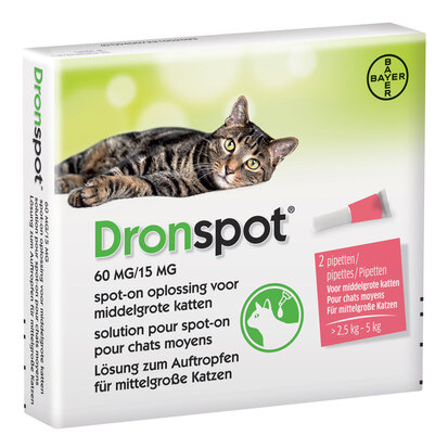 Dronspot Middelgrote Kat, 2 pipetten