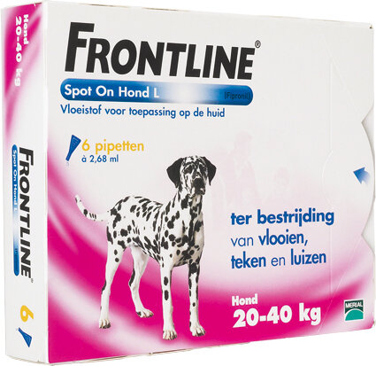 Wegenbouwproces Kreet Zij zijn Frontline Spot On Hond L 20-40 kg 6 pipet - Dierenspeciaalzaak HeVi