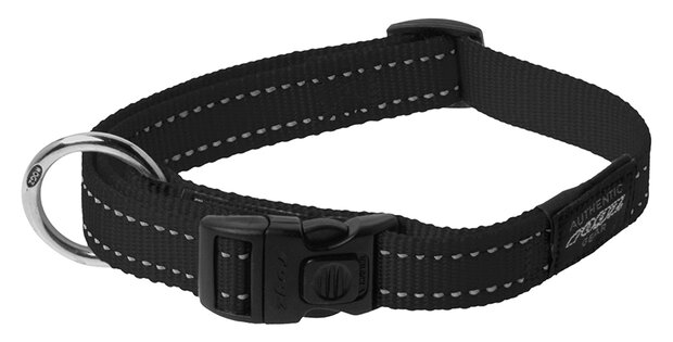 Rogz Utility Halsband L  Zwart 20 mm