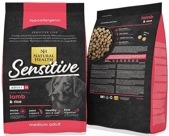 Natural Health Adult Lam en Rijst 1,75 kg