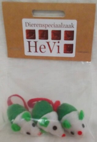 Muisjes Rood Of Groen Per 3