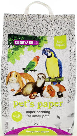 Esve Pet's Paper Bedding 25 ltr.