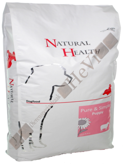 Natural Health Puppy Lam en Rijst 12,5 kg