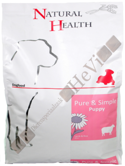 Natural Health Puppy Lam en Rijst 7,5 kg