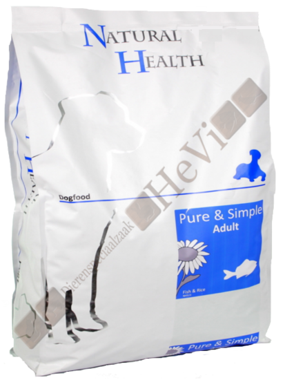 Natural Health Adult Vis en Rijst 7,5 kg
