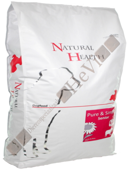 Natural Health Senior Lam en Rijst 12,5 kg