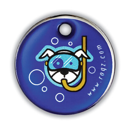 Rogz Passport Large Aqua Patch