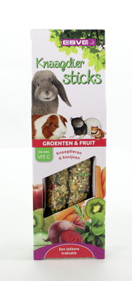 Esve Knaagdiersticks Groenten en Fruit per 2