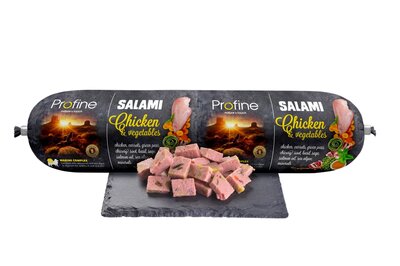 Profine Salami Worst Kip & Groenten, 800 gram