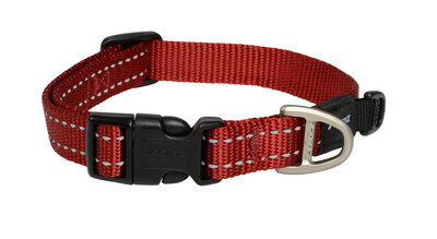 Rogz Utility Halsband M, Rood