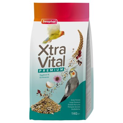 Beaphar Xtra Vital Grote Parkiet 1 kg