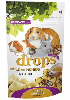 Esve Knaagdier Drops Melk & Honing 75 gram