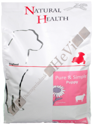 Natural Health Puppy Lam en Rijst 7,5 kg