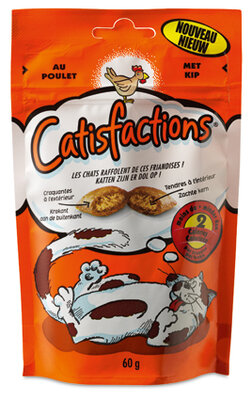 Catisfaction Kip snoepjes 60 gram