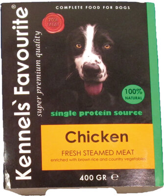 Kennels Favourite Steamed Chicken 400 gram