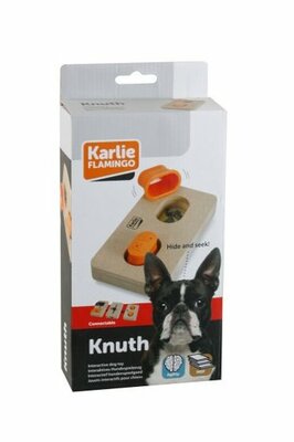 Hondenpuzzel Knuth Hout 22x12 cm