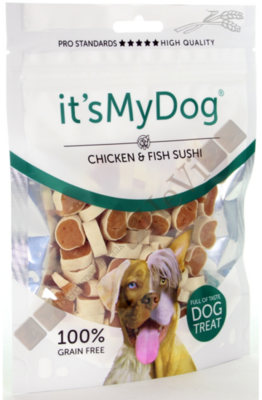 It's My Dog Chicken & Fish Sushi 85 gram