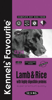 Kennels Favourite Lamb & Rice 12,5 kg