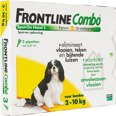 Frontline COMBO Hond S 2-10 kg 3 pipet