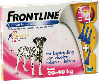 Frontline Spot On Hond L 20-40 kg 4 pipet