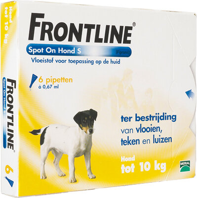 Frontline Spot On Hond S 2-10 kg 6 pipet