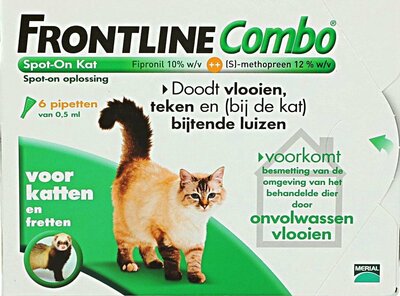 Frontline COMBO Kat 6 pipet