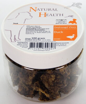 Natural Health Snack Eend 100 gram