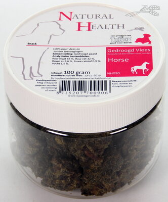 Natural Health Snack Paard 100 gram