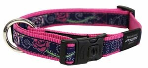 Rogz JellyBean Halsband Denim Roze, 11mm