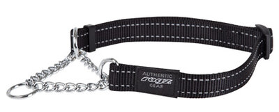 Rogz Fanbelt Obedience Halsband Zwart 20 mm